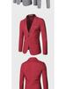 Men's Spring & Fall Casual Fashion Suits: Popular Two-Piece for Young Men, Groom & Best Man