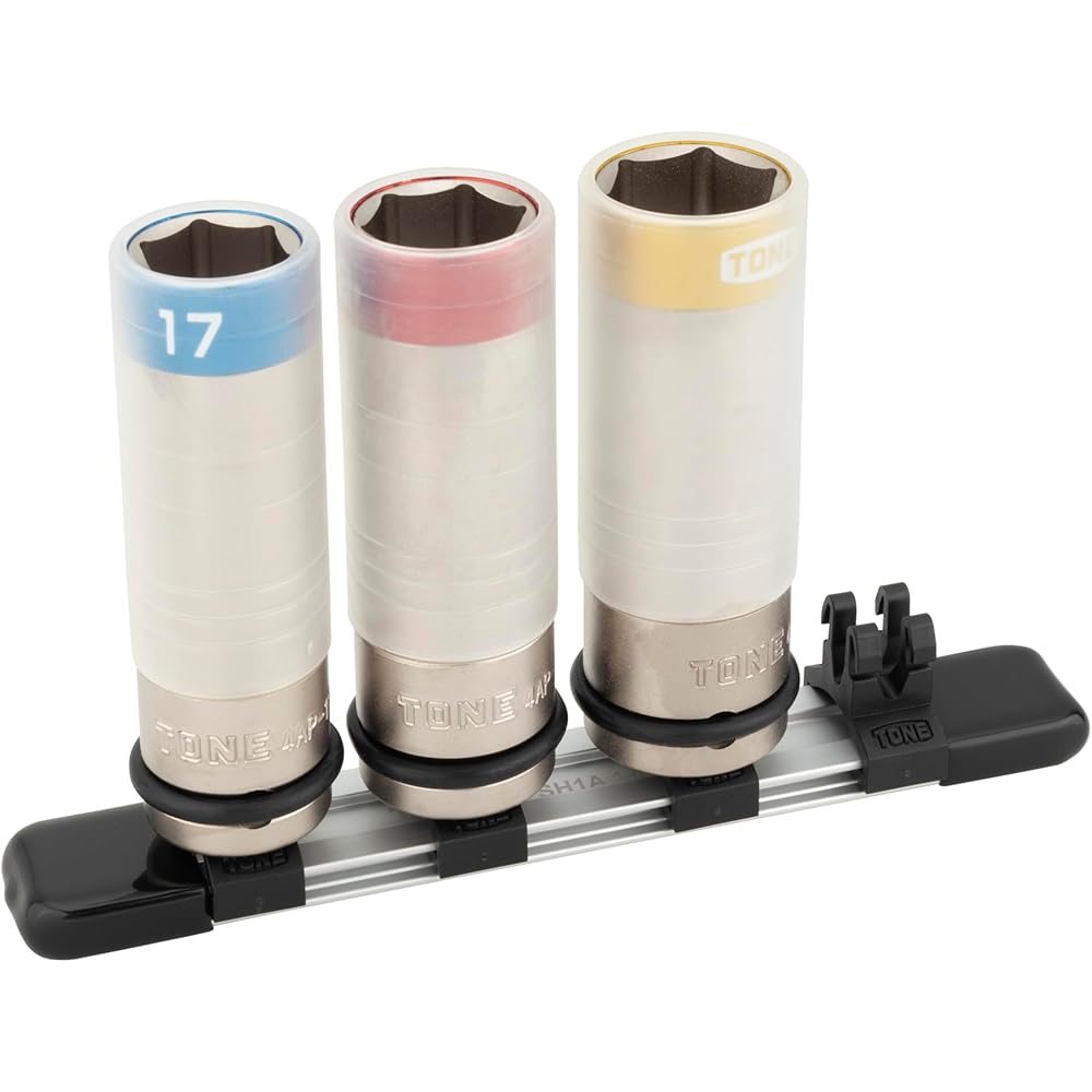 Tone Impact Socket Set with Protector 3 Pieces 12.7mm (1/2") Holder Included