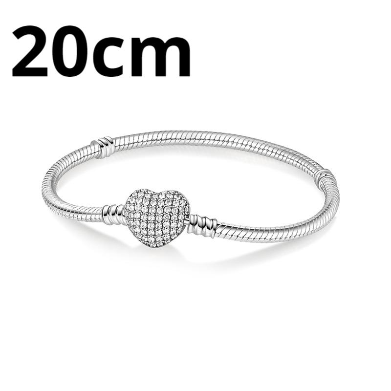 Exquisite Copper Bowknot Pearl Heart Charm Bracelets Sparkling Pavé Circle Bangles For Women Jewelry Diy Fine Gifts