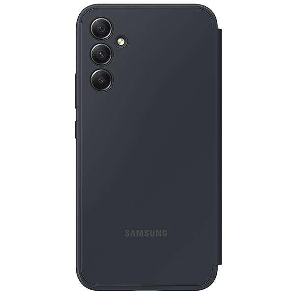 Hülle Samsung Ef-Za346Cbegww A34 5G A346 Schwarz/Schwarz Smart View Wallet Case