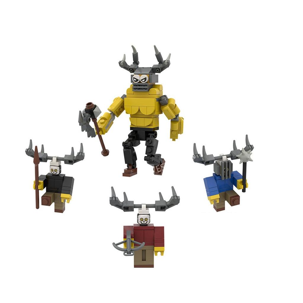 99 Night Forest Monster Building Blocks Toy Assembly Model Decorative Ornaments Puzzle Toys hand-made Halloween Christmas Gifts