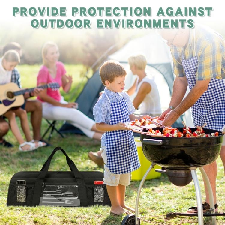 Barbecue Tool Storage Bag Waterproof Designs Organiser For Outdoor Cooking Utensils Camping Essential