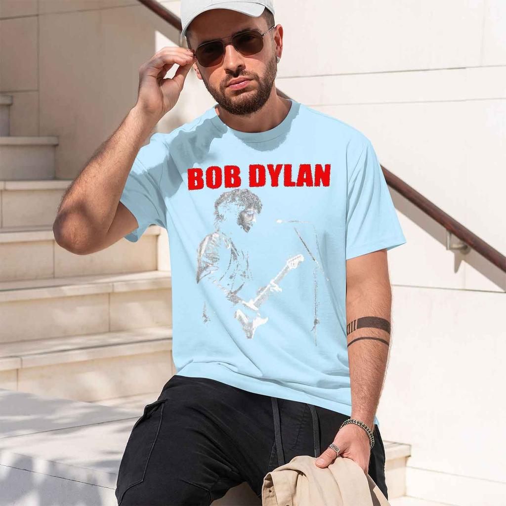 2026 New Model Summer New Bob Dylan Rock Poet American Vintage High Street Tshirt Plus Size Casual Unisexs Unisex Tee Hip Hop Brea