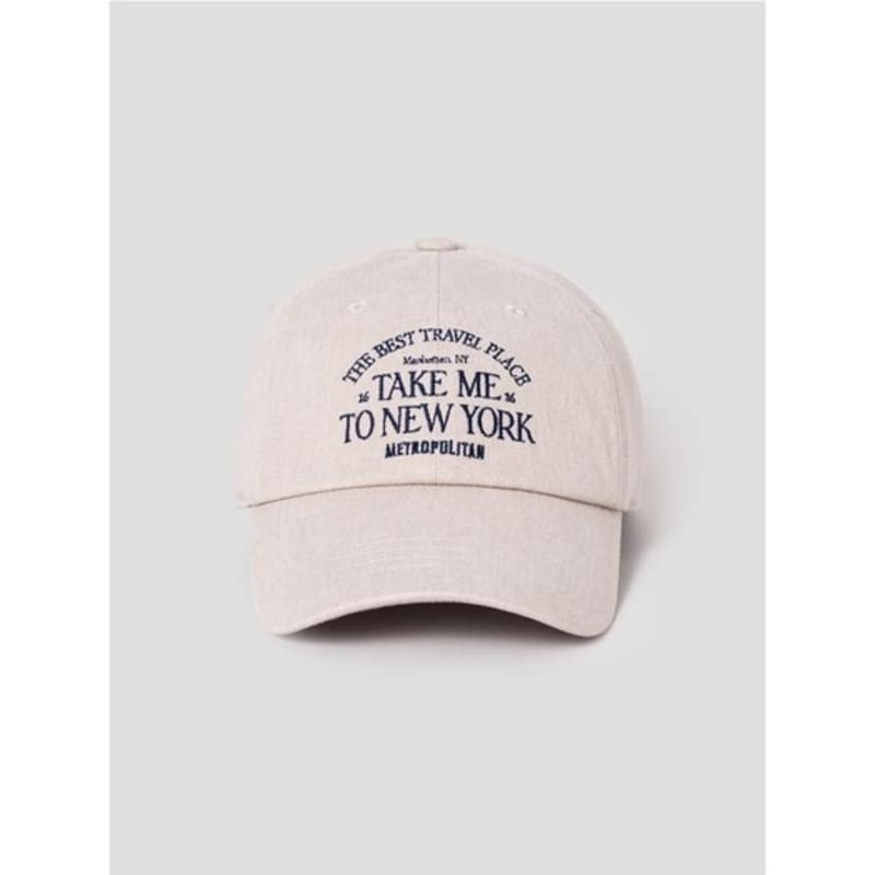 8SECONDS Arch Embroidery Ball Cap Beige (19578BWY3A)