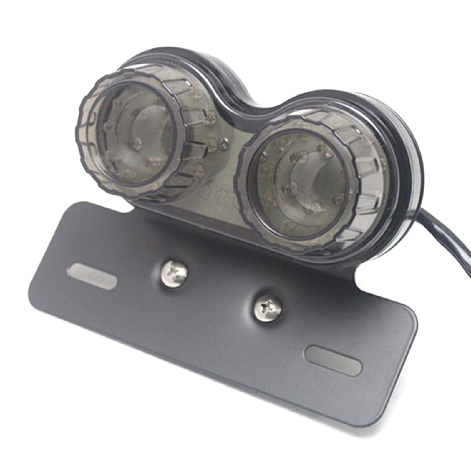 

Светодиодный задний фонарь, светодиодный стоп-сигнал, задний фонарь, низкопрофильные задние фонари для мотоцикла, скутера, квадроцикла, универсальный, 12 В