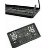 European Standard License Plate Holder 3 Styles Plastic PP Protecting License Plates Black Car Modification Supplies