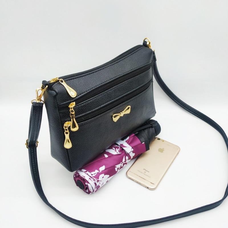 Middle-aged and old mothers buy vegetables, the new one-shoulder oblique span women's bag