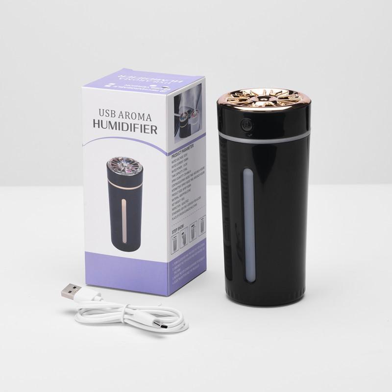 USB Portable Car Humidifier with Colorful Aroma Light