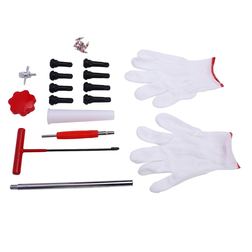 24PCS Tire Valve Change Tool Quick Change Tire Valve Repair Install Tool for Replacing Leaky Valves In Cars ATVs Trucks