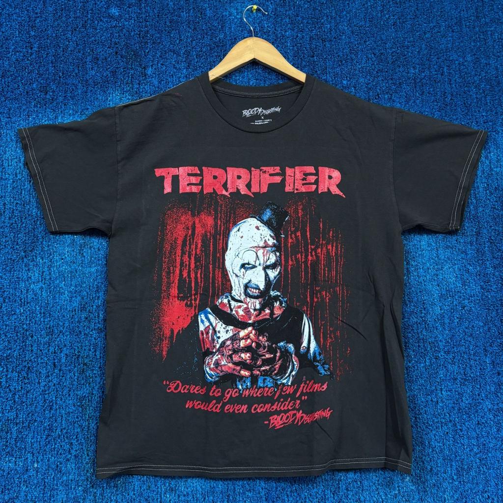 Bloody Disgusting x Terrifier Art the Clown Laughing Tee M Unisex T-Shirt