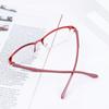 Women Half Frame Optical Prescription Eyeglasses Myopia Glasses Computer Goggles Short-sighted Eyewear