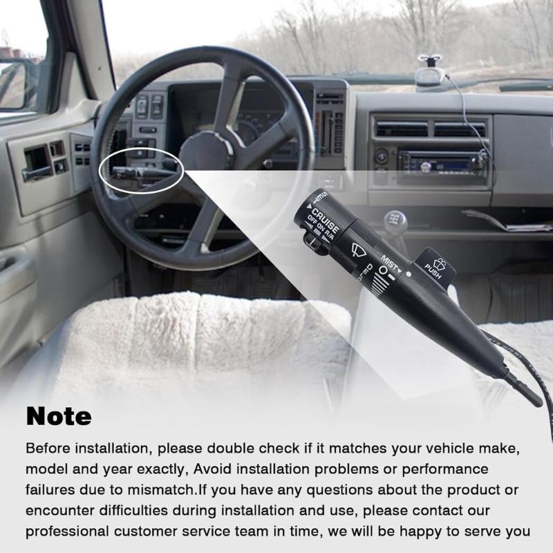 Ergonomic Steering Wheel Switches 19353957 Replacement Combining Turn Signal & Cruise Control Functions Suitable for Car