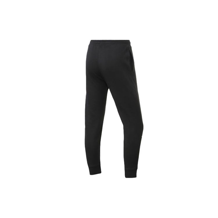 Li Ning Training Series Fleece Loose Cuffed Sports Pants Women Pants Standard-Black AKLQ612-1