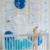 Under The Sea Party Decorations Colorful Bubble Garlands Ocean Themed Party Circle Hanging Banner Mermaid Birthday Party favor