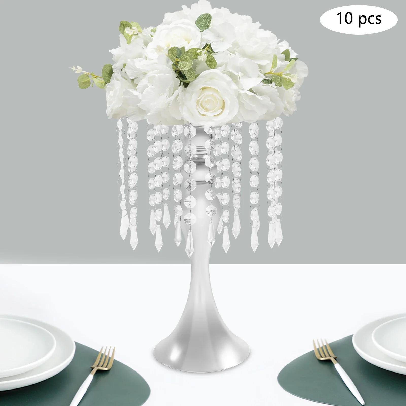 10 Подставок для цветов, Хрустальная подставка для цветов, Стойка для демонстрации цветов United States