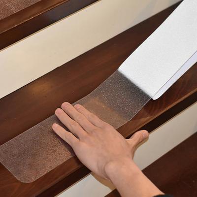 Treppen Anti-Rutsch Aufkleber Rutschfestes Transparentes Bodenband Transparente Treppenstufen Teppichschoner Set Für Haustiere Kinder Alte Männer