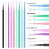 Premium Disposable Colored Nano Cotton Swabs for Eyelash Extensions, Tattooing, and Makeup Cleaning