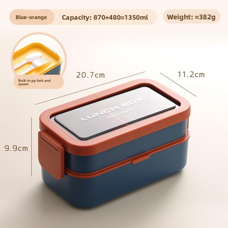 Lunch Box With Microwave Safe Plastic For Office And School Use