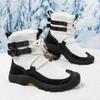 Winter Outdoor Waterproof Men's Snow Boots Russian Style Ankle Boots for Men