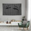 VIKAMA Minimalist Polka Dot Eye Art Tapestry Abstract Modern Polyester Wall Hanging for Bedroom Living Room Decor