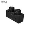 M-VAVE WP-12 2.4GHz Wireless IEM System/1 Transmitter 2 Receivers/3ms Latency/24H Playback/for Live Sound Monitoring Musician