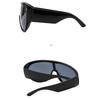 UV400 Protection Square Sunglasses Tea Color Driving Shades Big Frame Sunglasses  Sports Activities