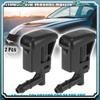 ABTU-1 Pair For -BMW 1 Series E81 E87 E88 E82 Z4 E85 E86 Windshield Washer Sprayer Nozzle Jet Front Window New 61667110852
