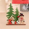 Decor Christmas Wooden Table Desktop Sign Xmas Gifts New Year Home Ornaments