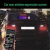 Bluetooth-Controlled LED Window Display: Flexible Scrolling Screen for Mobile App Use