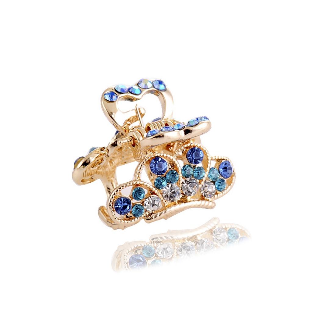 

Женская трехточечная заколка для волос (синий) Украшение волос