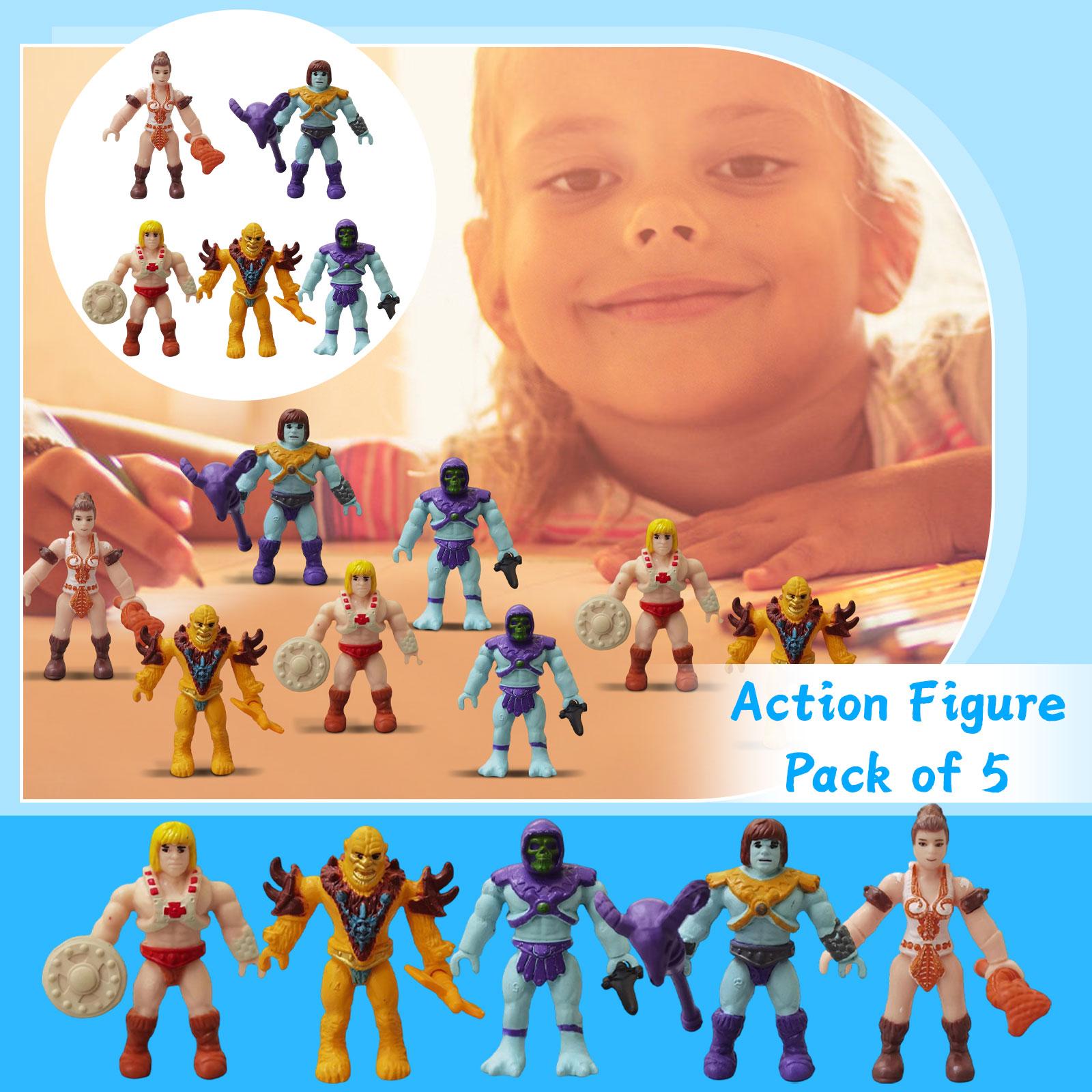 

A 5-piece Set Of Collectible Figurines—perfect As A Gift For Fans Or Children, Or For Home Decoration. One Size