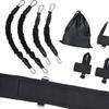 Adjustable Waist Strap 140lbs Home Fighting Jump Resistance Training Device Boxing Resistance Bands Set