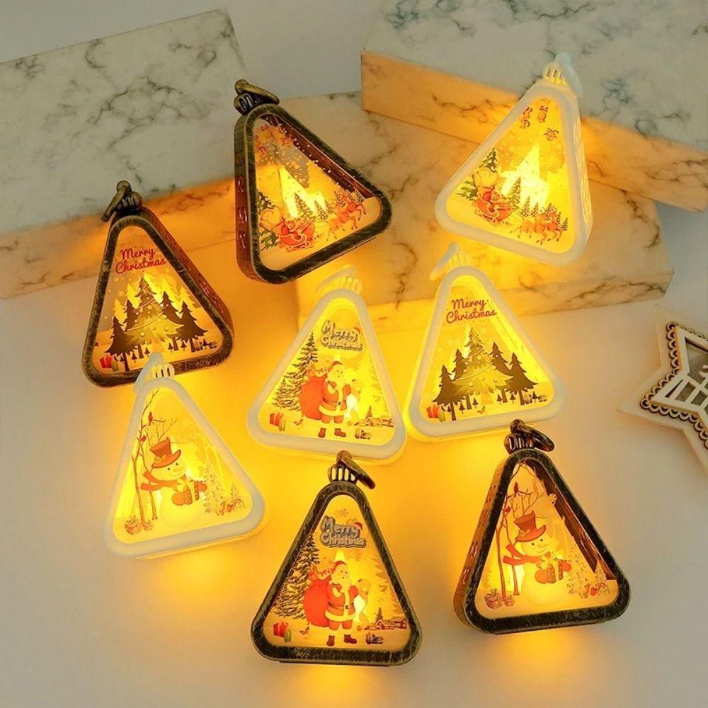 Retro Christmas Ornaments Luminous Night Light New Atmosphere Lights