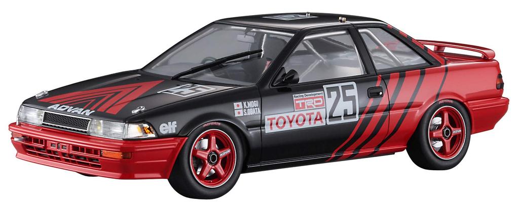 Hasegawa Historic Car Series Advan Corolla Levin AE92 1989 InterTEC Plastic Model Kit HC37 1/24