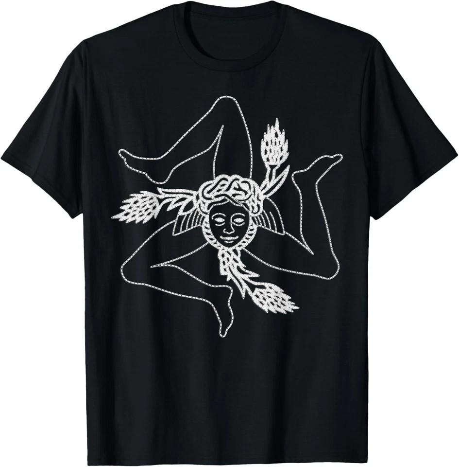 Sicilian Pride T-Shirt – Sicilia Flag Trinacria Unisex Tee XL