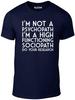 I'm Not a Psychopath Men's T-Shirt Mens Womens Tees Top Crazy Funny Sociopath Awkward Psycho