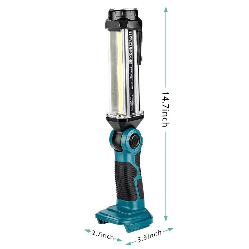 35W Handheld Light For Dewalt For Makita/Bosch/Milwaukee/BlackDecker/Craftsman/Ryobi 18V Li-Ion Battery 2000 LM Work Lights