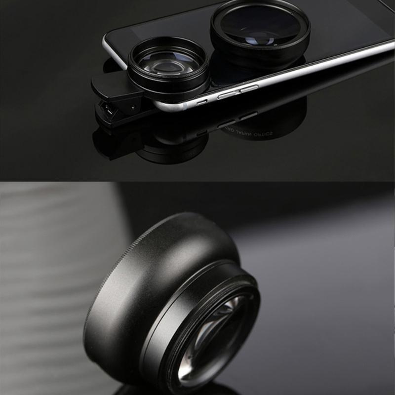 Professional 0.45X Wide Angle Lens Multicoated Glass Lens with Build In Macro for Capturing Landscapes and Close Up