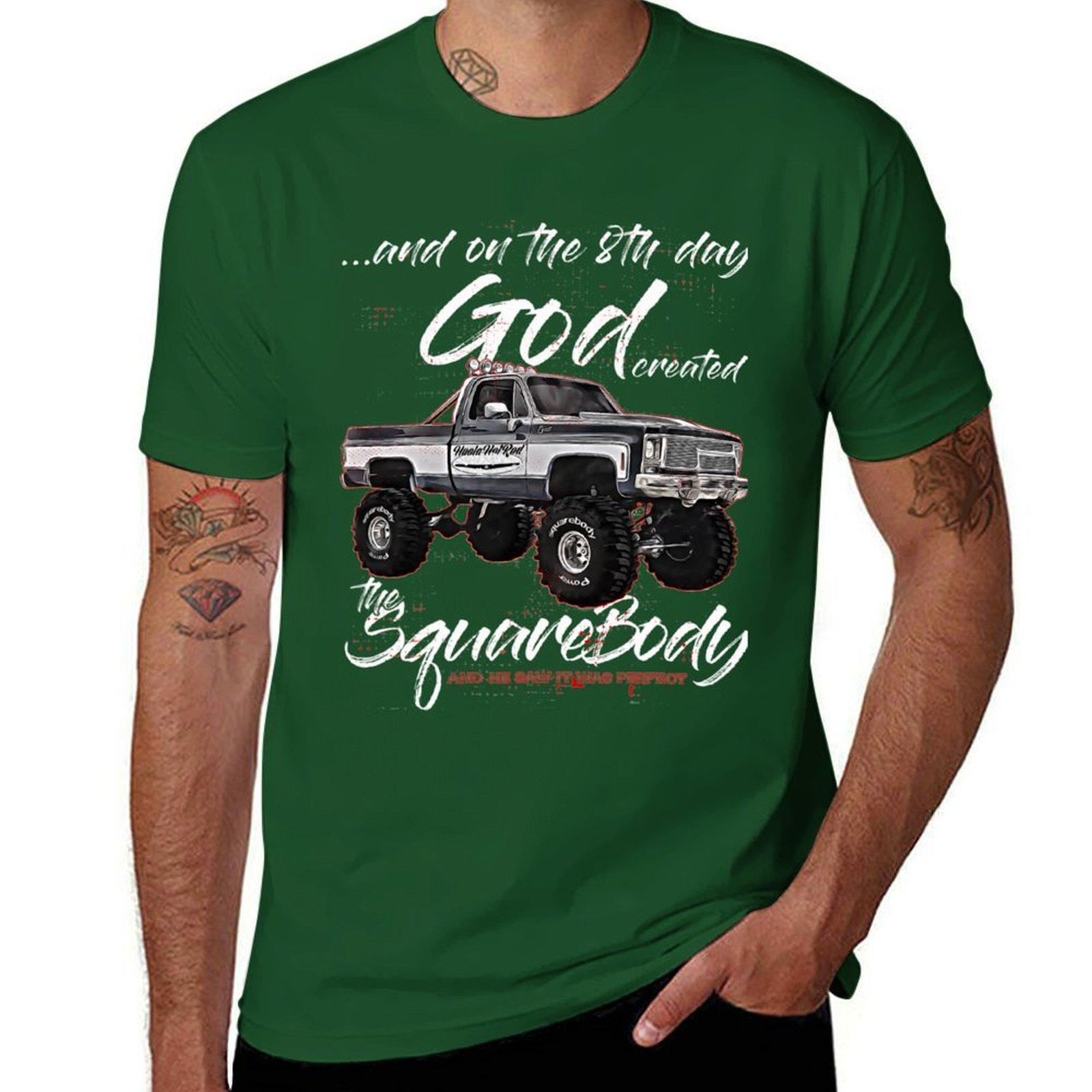 8th God,Jimmy,Squarebody Truck,Suburban,Blazer,Silverado,K5 T-Shirt customs Short sleeve tee mens t shirts 4XL