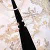 2026 Spring Collection: Elegant Gold Velvet Vest Suit for Women (Three-Piece Set)