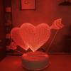 Creative 3D Cartoon Night Light - Gift for Girlfriend or Female Classmate, Perfect for Birthday or Dorm Desk.