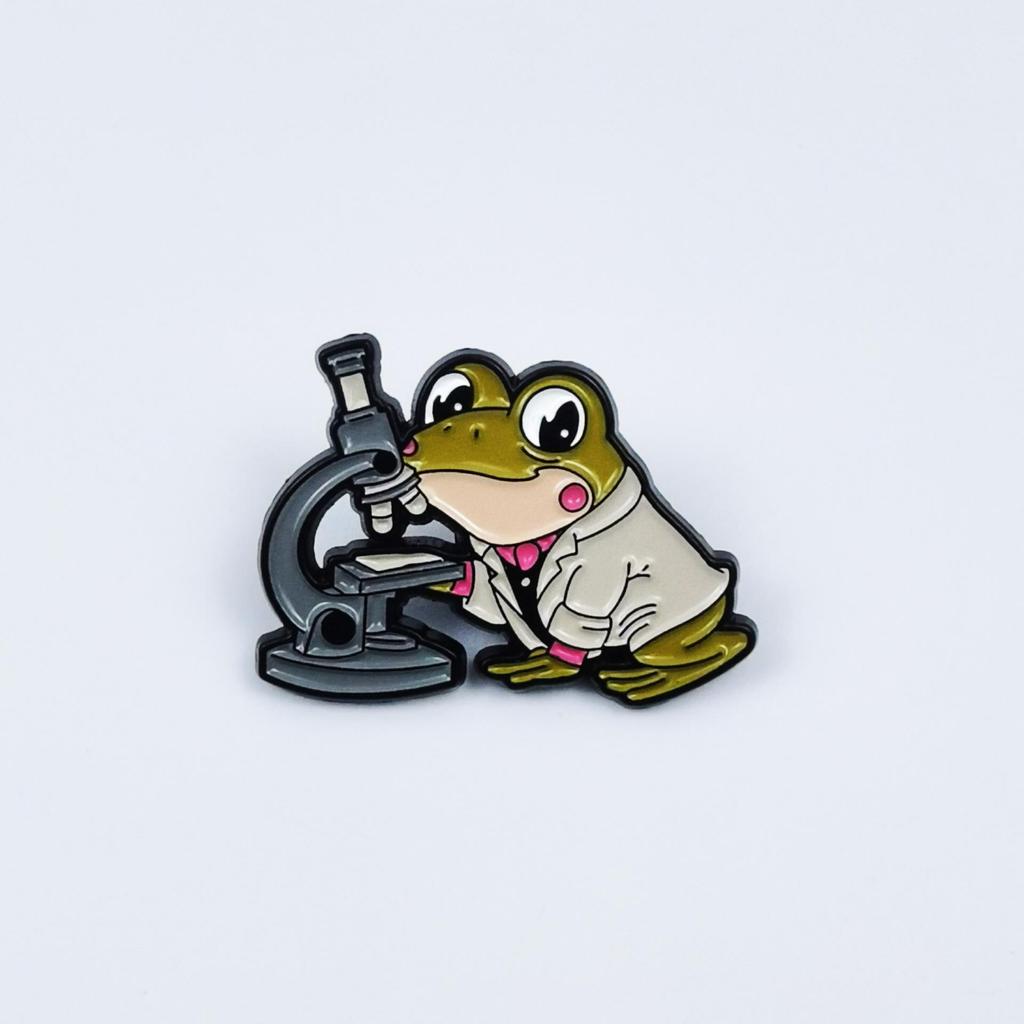Cute Frog Brooch - Cartoon Debugging Agent Accessory