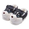Men's Cozy Cotton Slippers - Thick Sole, Closed Heel, Cute Husky Design, Winter/Autumn Indoor & Outdoor Wear.