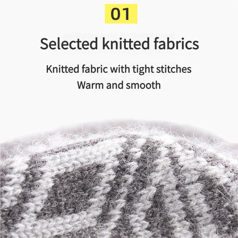 Winter Warm Gloves Double Thickness Blended Finger Gloves Neutral Cold Proof Cycling Gear For Extreme Cold Weather