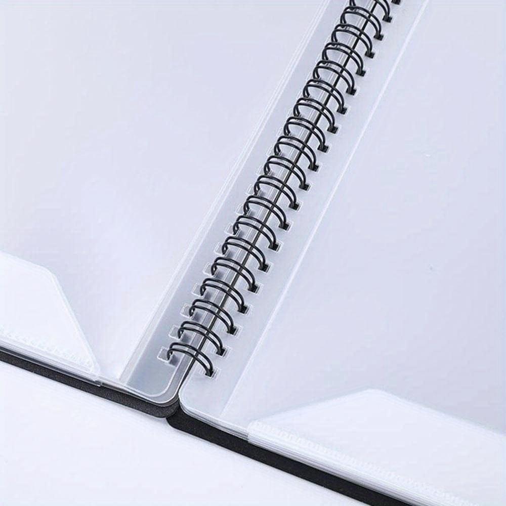 Sheet Music Folder Music Folders Binder Music Choral Storage Holder Band Folder, A4 Size Black Folder,40 Pockets