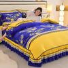 Four-Piece Set Of High-Gram Milk Fleece,4-Pcs Set Of Thickened Milk Fleece,4-Pcs Set Of Maternal And Infant Grade Farley Fleece, Class A