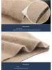 Men's Thick Cashmere Wool Sweater - Loose Fit, Round/Half-High Neck Pullover