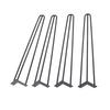 4pcs 28in Hairpin Coffee Table Legs Heavy Duty Sturdy Modern Table Legs For Nightstand Desk