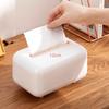 Household With Box Tissue Lid Desktop Paper Holder Napkin Storage Box Office Decoration Sealed Dustproof Tissue Container