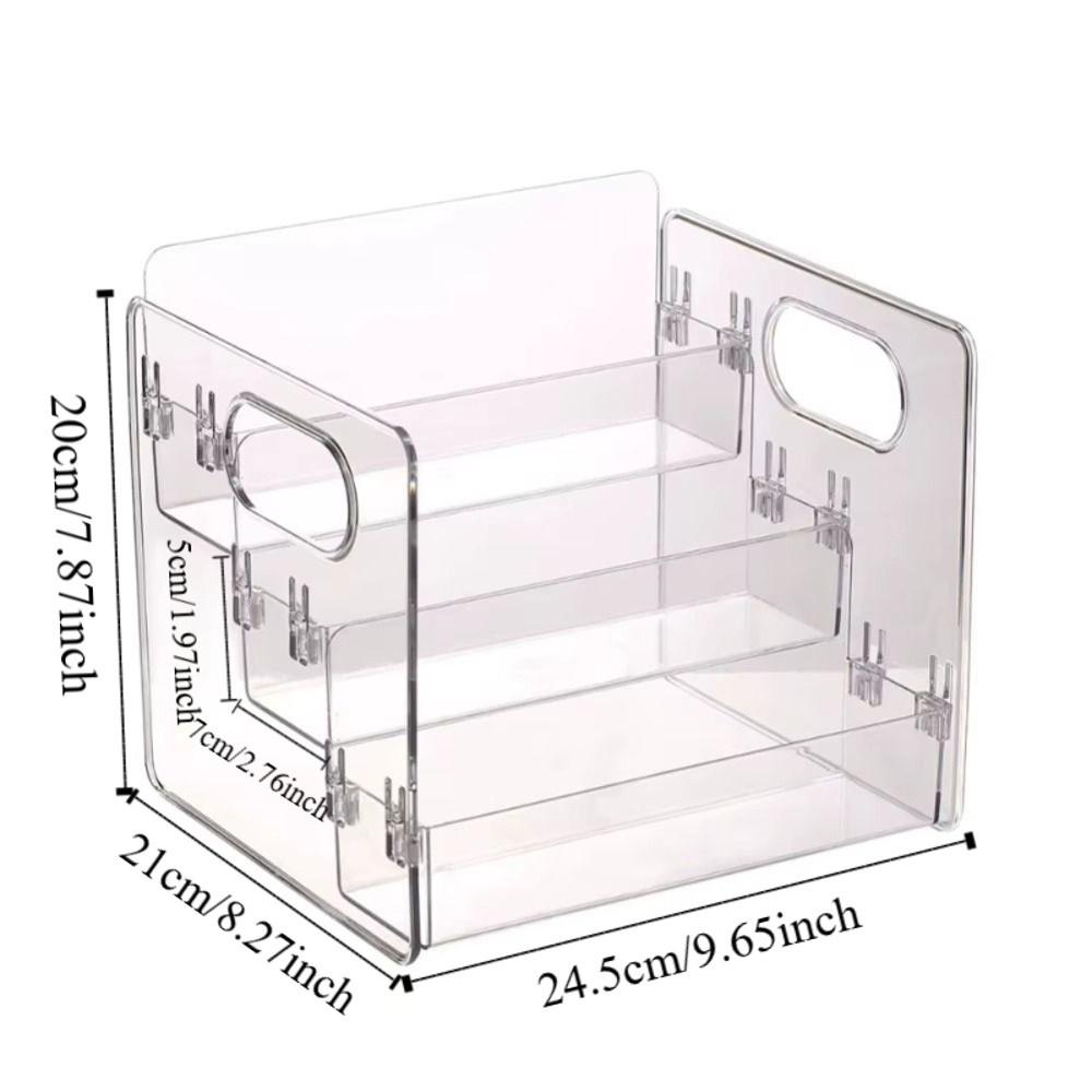 Transparent Cosmetic Storage Box Large Capacity Skincare Storage Stand  Store Display